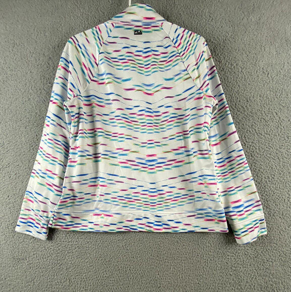 Fila Sweatshirt Womens Large 1/4 Zip Mock Neck Running Sport Shirt Top - Picture 2 of 9